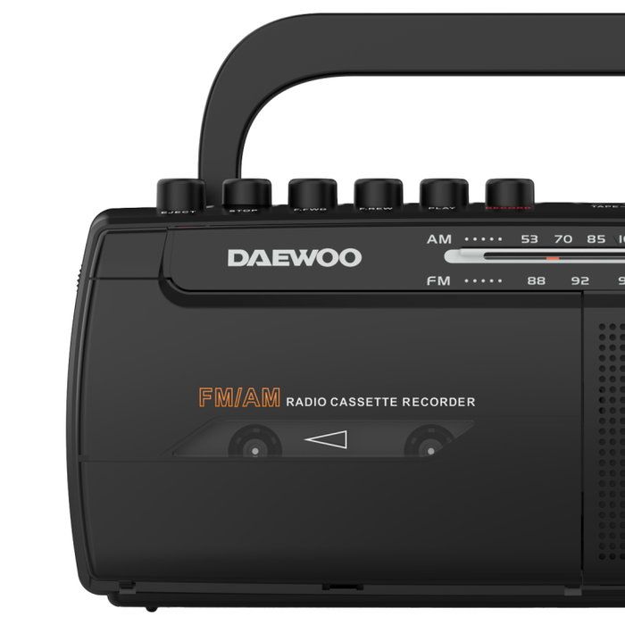 Daewoo DW1108 Radio Cassete AM/FM Negra